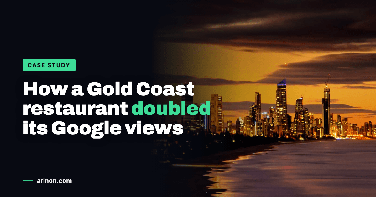 Surfers Paradise skyline on the Gold Coast at sunset